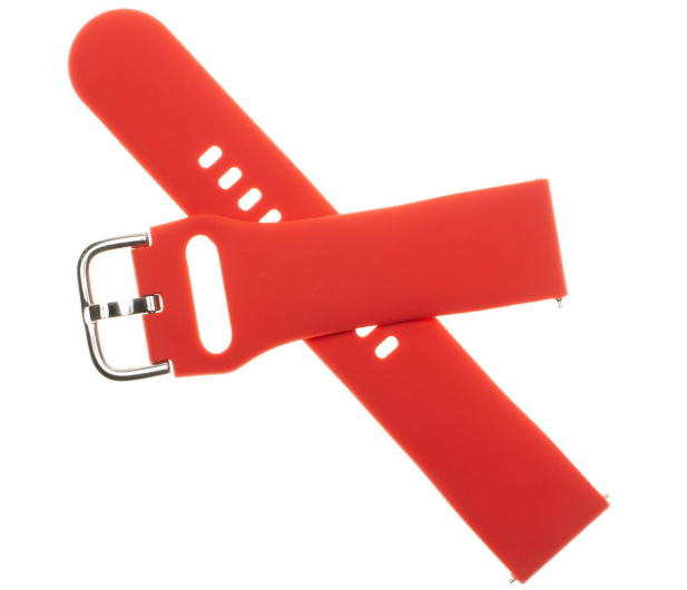 FIXED Silicone Strap do Smartwatch (20mm) wide red - 1086827 - zdjęcie 5