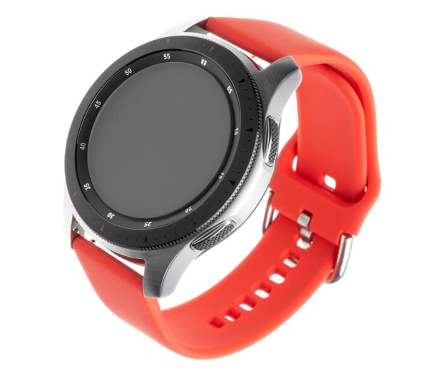 FIXED Silicone Strap do Smartwatch (20mm) wide red - 1086827 - zdjęcie