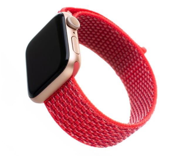 FIXED Nylon Strap do Apple Watch dark pink - 1086806 - zdjęcie