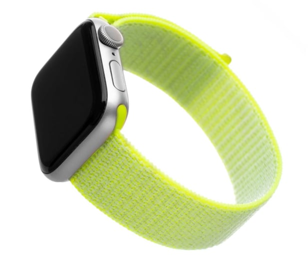FIXED Nylon Strap do Apple Watch lime - 1086797 - zdjęcie
