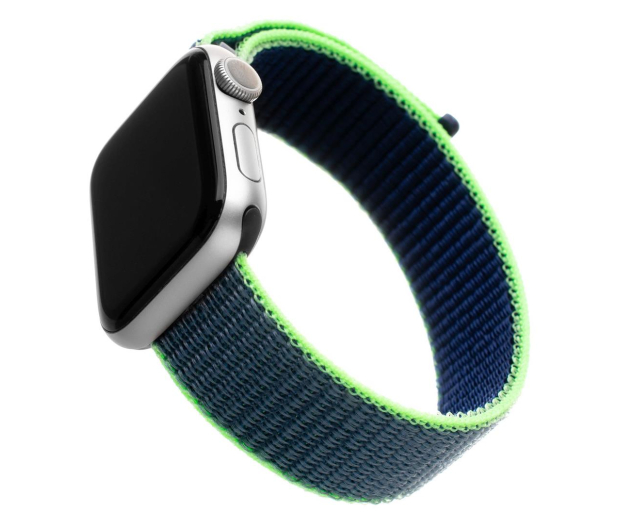 FIXED Nylon Strap do Apple Watch neon blue - 1086799 - zdjęcie