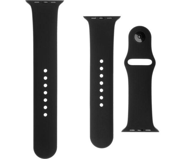 FIXED Silicone Strap Set do Apple Watch black - 1086868 - zdjęcie 4