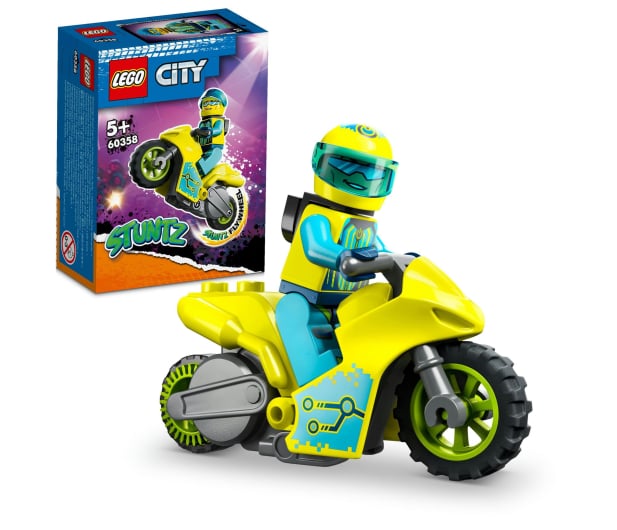 LEGO City 60358 Cybermotocykl kaskaderski - 1091233 - zdjęcie 8