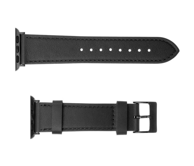 FIXED Leather Strap do Apple Watch wide black - 1087916 - zdjęcie 2