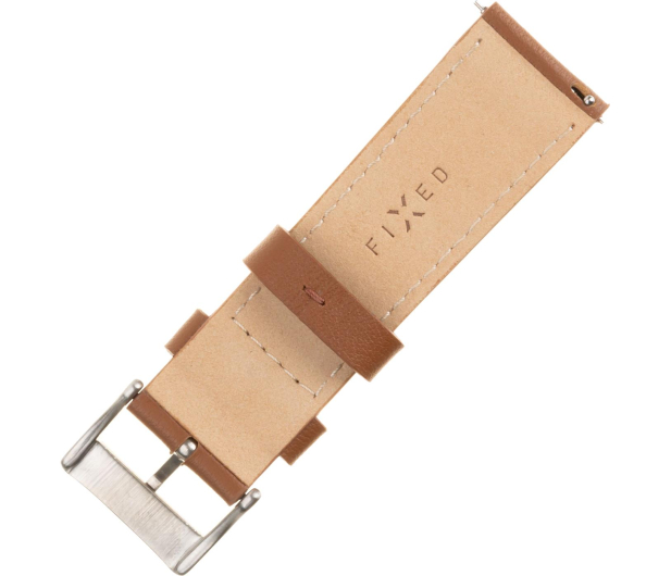 FIXED Leather Strap do Smartwatch (22mm) wide brown - 1087933 - zdjęcie 2