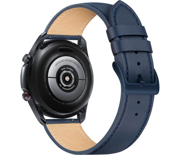 FIXED Leather Strap do Smartwatch (22mm) wide blue - 1087932 - zdjęcie 5