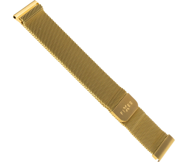 FIXED Mesh Strap do Smatwatch (20mm) wide gold - 1087904 - zdjęcie 2