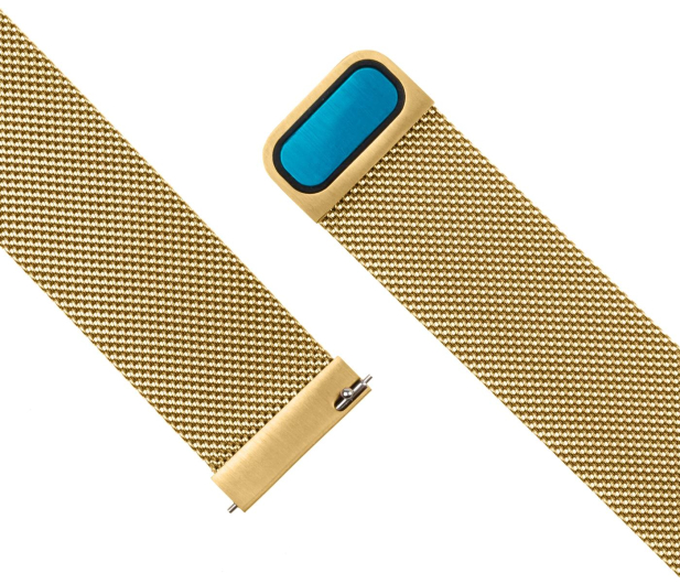 FIXED Mesh Strap do Smatwatch (22mm) wide gold - 1087909 - zdjęcie 3