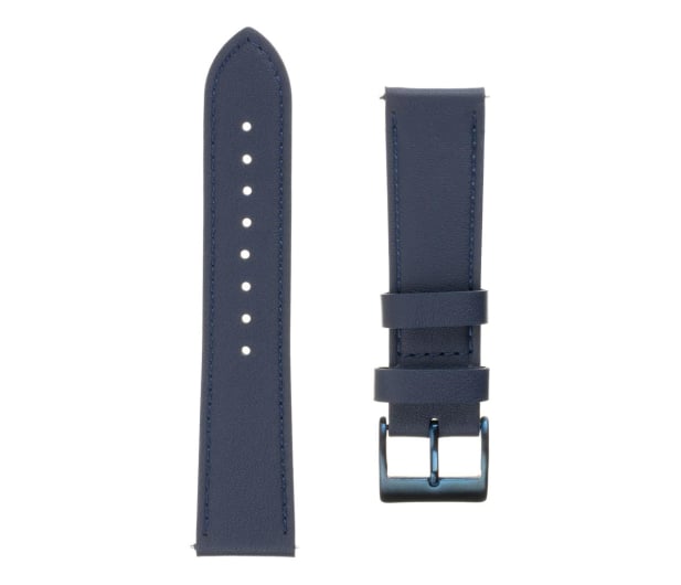 FIXED Leather Strap do Smartwatch (20mm) wide blue - 1087929 - zdjęcie