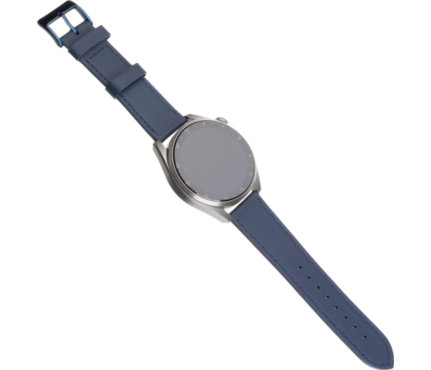 FIXED Leather Strap do Smartwatch (22mm) wide blue - 1087932 - zdjęcie 3