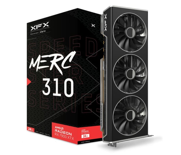 XFX Radeon RX 7900 XTX BLACK Gaming SPEEDSTER MERC310 24GB GDDR6 - 1099100 - zdjęcie