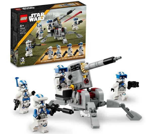 LEGO Star Wars 75345 Zestaw bitewny – żołnierze-klony z 501. legi - 1091282 - zdjęcie 9