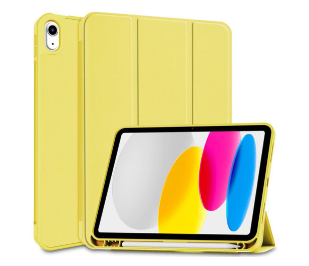 Tech-Protect SmartCase Pen do iPad (10 gen.) yellow - 1102152 - zdjęcie
