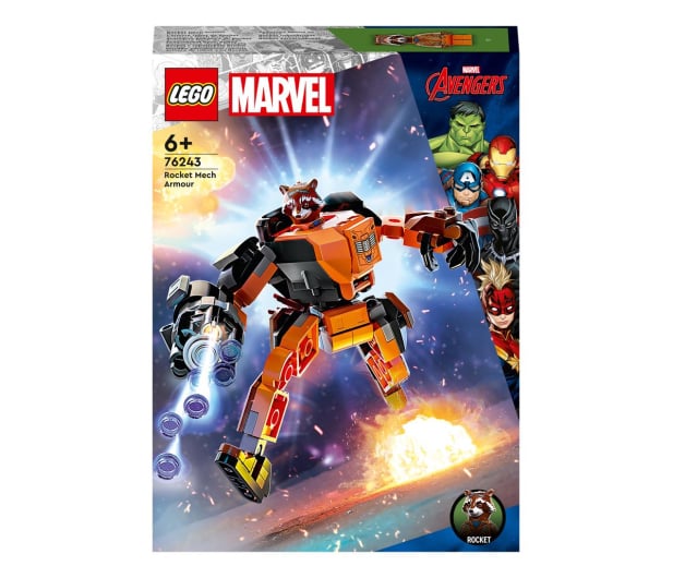LEGO Super Heroes 76243 Mechaniczna zbroja Rocketa - 1091296 - zdjęcie 1