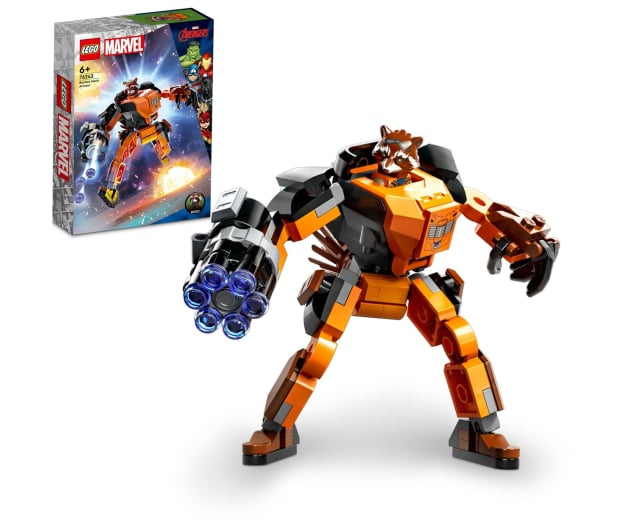 LEGO Super Heroes 76243 Mechaniczna zbroja Rocketa - 1091296 - zdjęcie 2