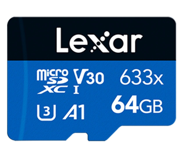 Lexar 64GB High-Performance 633x microSDXC UHS-I A1 V30 - 1102588 - zdjęcie