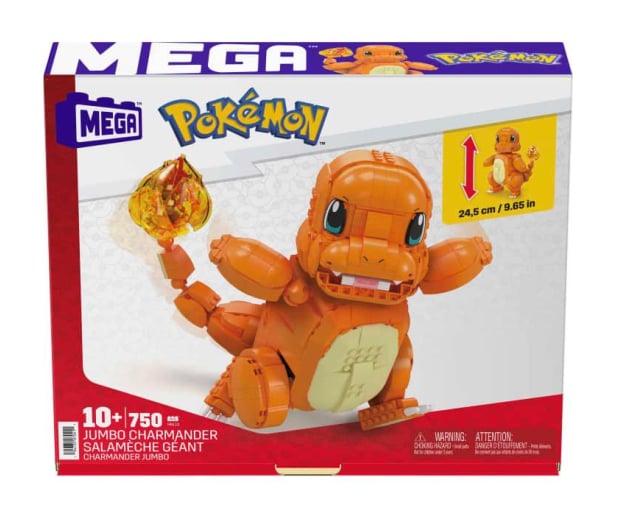 Mega Bloks Mega Construx Pokemon Charmander duży - 1102935 - zdjęcie 3