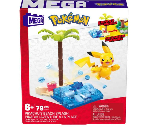 Mega Bloks Mega Construx Pokemon Pikachu na plaży - 1102929 - zdjęcie 4