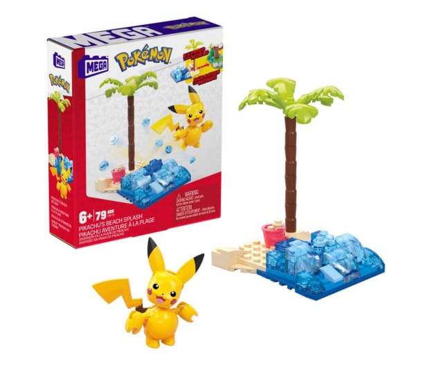 Mega Bloks Mega Construx Pokemon Pikachu na plaży - 1102929 - zdjęcie