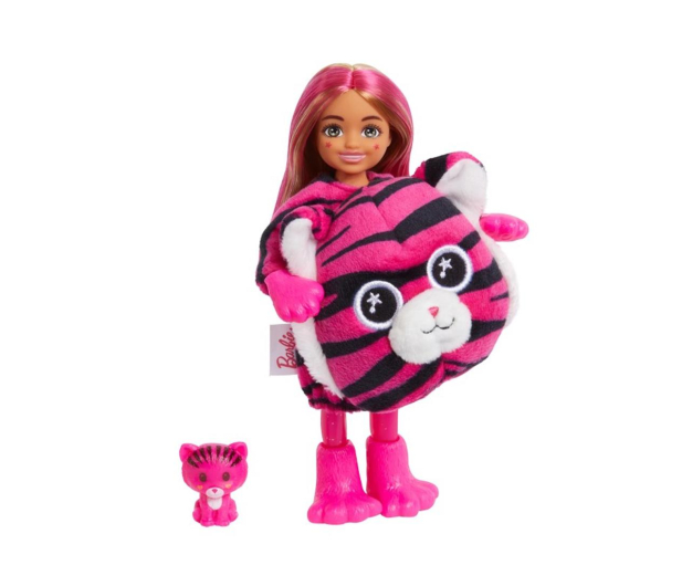 Barbie Cutie Reveal Chelsea Lalka Tygrys Seria Dżungla - 1102372 - zdjęcie 2