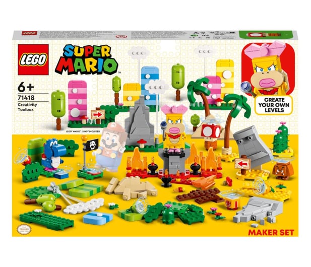 LEGO Super Mario 71418 Kreatywna skrzyneczka – zestaw twórcy - 1090457 - zdjęcie