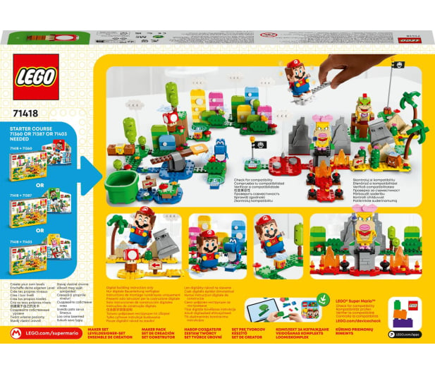 LEGO Super Mario 71418 Kreatywna skrzyneczka – zestaw twórcy - 1090457 - zdjęcie 3