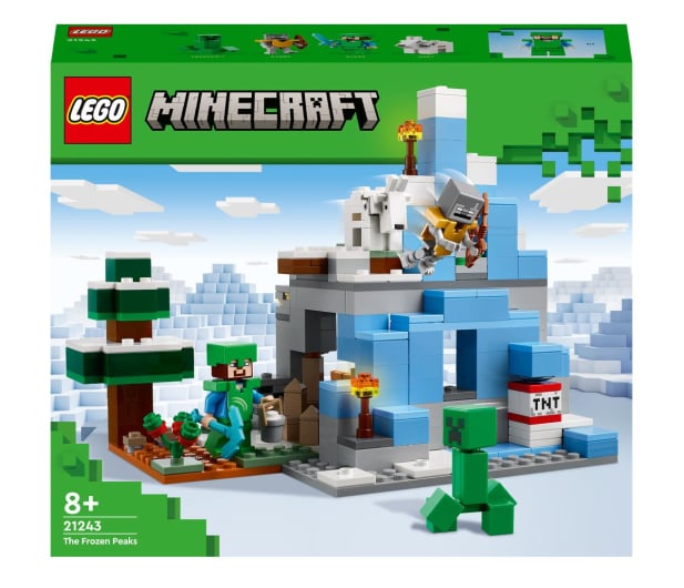 LEGO Minecraft 21243 Ośnieżone szczyty - 1090511 - zdjęcie