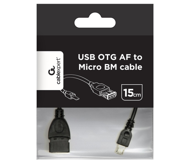 Gembird micro USB - USB host OTG 15cm - 125510 - zdjęcie 2