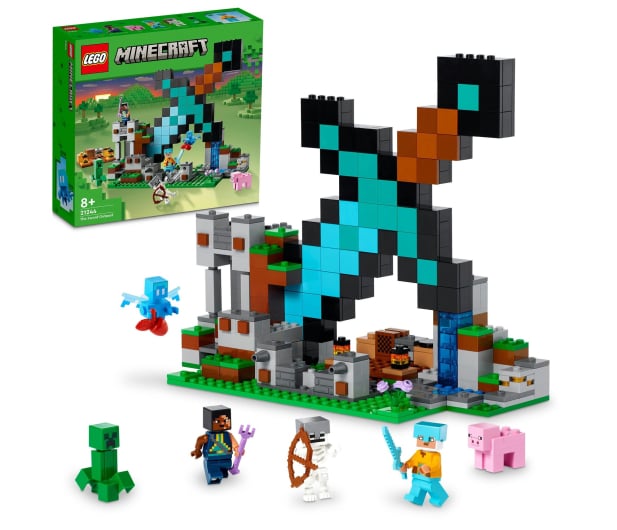 LEGO Minecraft 21244 Bastion miecza - 1090570 - zdjęcie 9