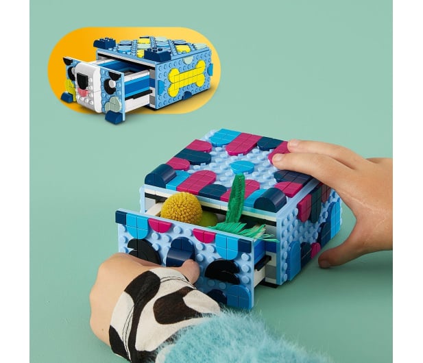 LEGO DOTS 41805 Kreatywny zwierzak - szuflada - 1090593 - zdjęcie 4