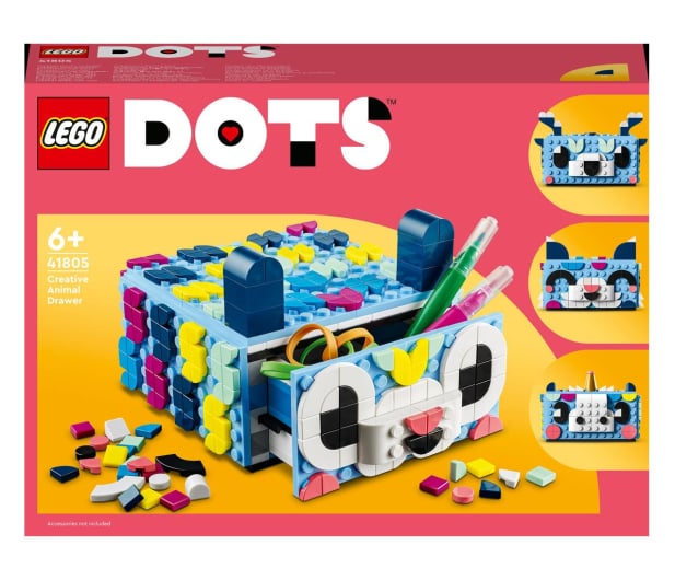 LEGO DOTS 41805 Kreatywny zwierzak - szuflada - 1090593 - zdjęcie