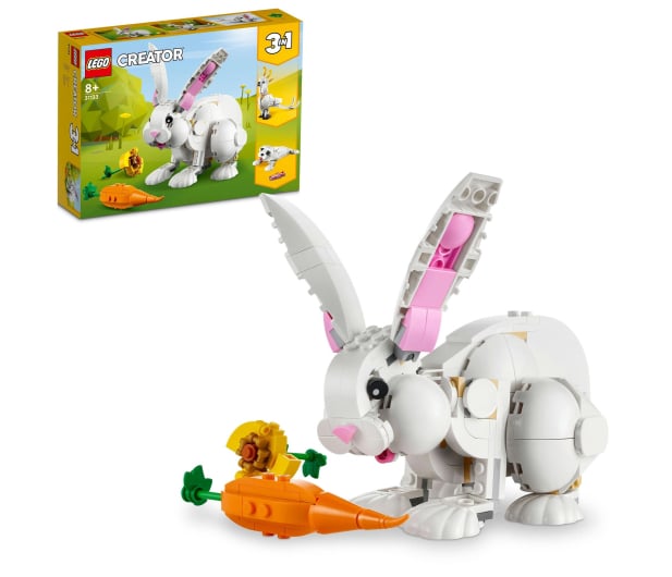 LEGO Creator 3 w 1 31133 Biały królik - 1090573 - zdjęcie 9