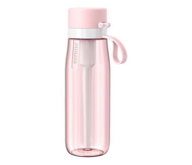 Philips Butelka filtrująca GoZero Daily 0,66L różowa - 1091451 - zdjęcie