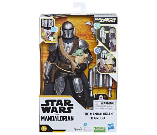 Hasbro Star Wars The Mandalorian Galactic Action Mando & Grogu - 1098042 - zdjęcie 3