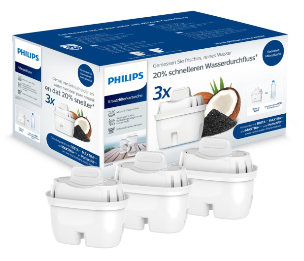 Philips Wkład filtrujący Micro Xclean 3szt. - 1070212 - zdjęcie