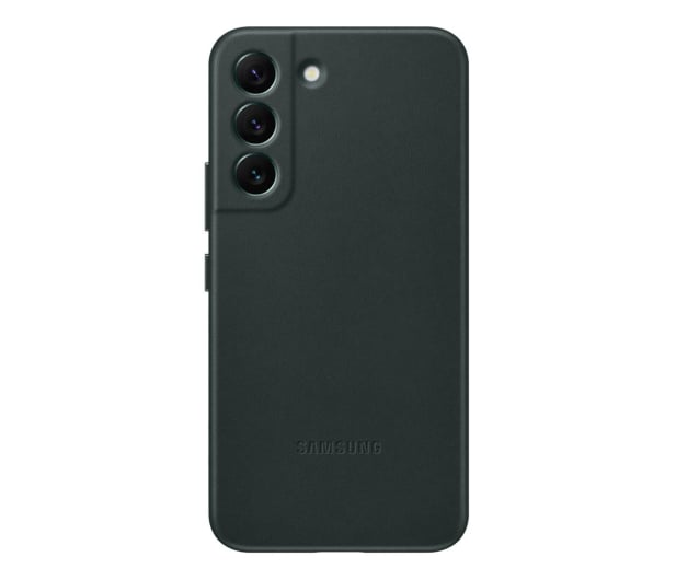 Samsung Leather Cover do Galaxy S22 zielony - 718262 - zdjęcie