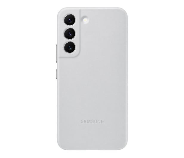 Samsung Leather Cover do Galaxy S22  szary - 718260 - zdjęcie