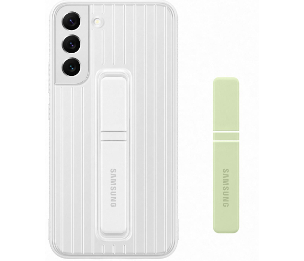 Samsung Protective Standing Cover do Galaxy S22+ białe - 718308 - zdjęcie 2