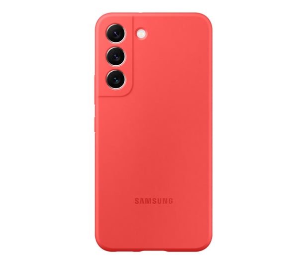 Samsung Silicone Cover do Galaxy S22 koralowy - 718279 - zdjęcie
