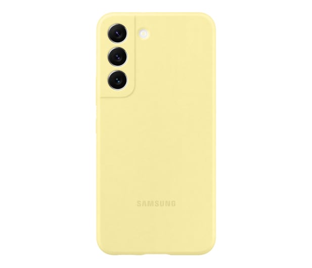 Samsung Silicone Cover do Galaxy S22 żółty - 718276 - zdjęcie