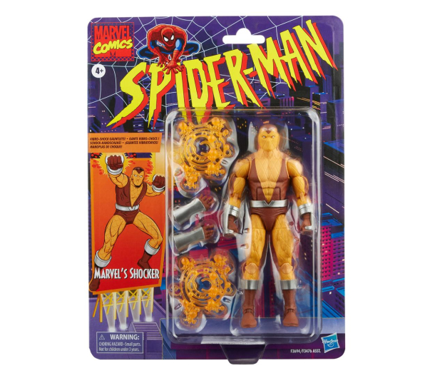 Hasbro Marvel Legends Spider-Man Retro Shocker - 1034852 - zdjęcie 4