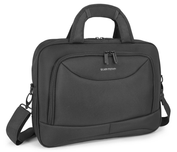 Silver Monkey CompactBag torba na laptopa 14,1" czarna - 690930 - zdjęcie 3