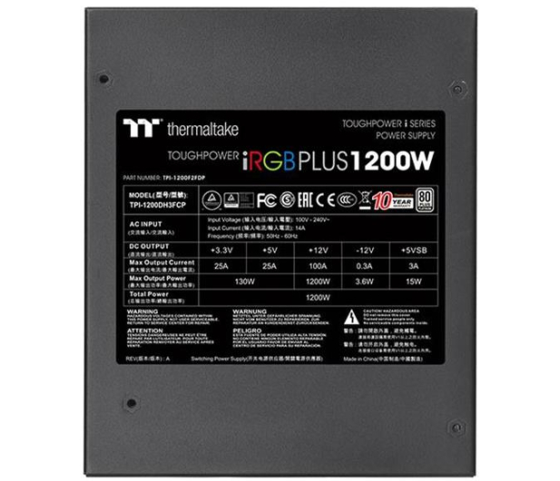 Thermaltake iRGB 1200W 80 Plus Platinum - 723871 - zdjęcie 7