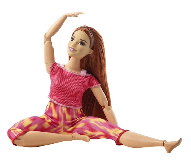Barbie Made To Move Gimnastyczka Lalka Czerwone Ubranko - 1035440 - zdjęcie 2