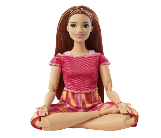 Barbie Made To Move Gimnastyczka Lalka Czerwone Ubranko - 1035440 - zdjęcie 3