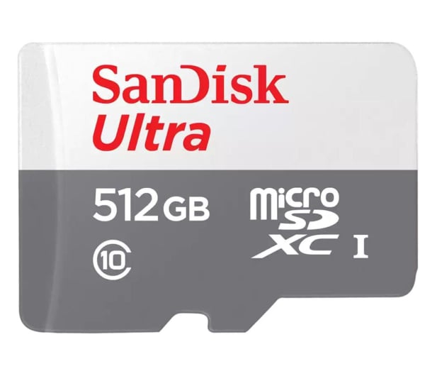 SanDisk 512GB microSDXC Ultra 100MB/s C10 UHS-I - 716539 - zdjęcie 1