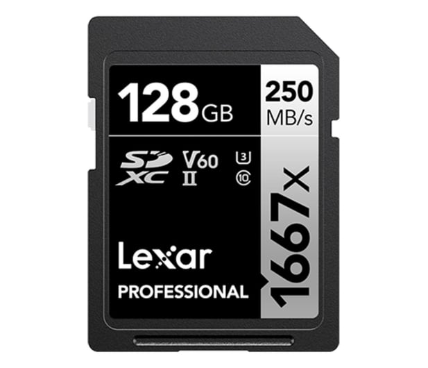 Lexar 128GB 1667x Professional SDXC UHS-II U3 V60 - 716615 - zdjęcie