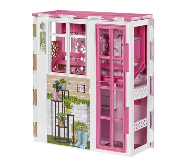 Barbie Kompaktowy domek dla lalek - 1033790 - zdjęcie 2