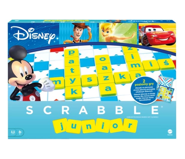 Mattel Scrabble Junior Disney - 1014014 - zdjęcie 1