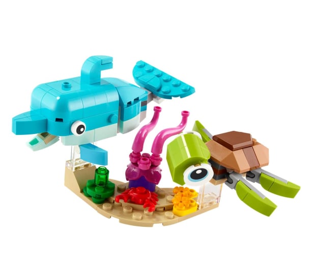LEGO Creator 31128 Delfin i żółw - 1035595 - zdjęcie 5